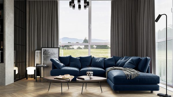 Угловой диван Ибица Velutto 54 Еврокнижка (300х209х90см) — изображение 3