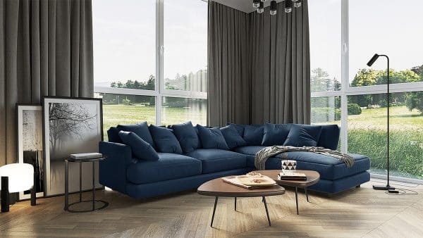 Угловой диван Ибица Velutto 54