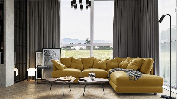 Угловой диван Ибица Velutto 56 Еврокнижка (300х209х90см) — изображение 3