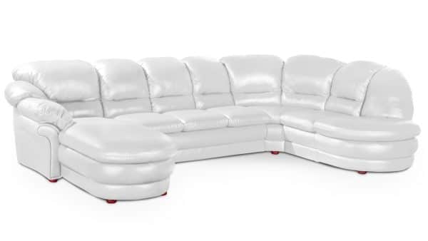 Угловой диван Нодус с оттоманкой и дополнительной секцией Madras 1003