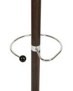 Вешалка напольная DOBRIN CLYDE, чёрный мрамор, коричневый под дерево — изображение 4