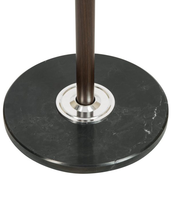 Вешалка напольная DOBRIN CLYDE, чёрный мрамор, коричневый под дерево — изображение 5