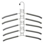 Вешалка-трансформер для одежды Гинго 5 в 1 серая