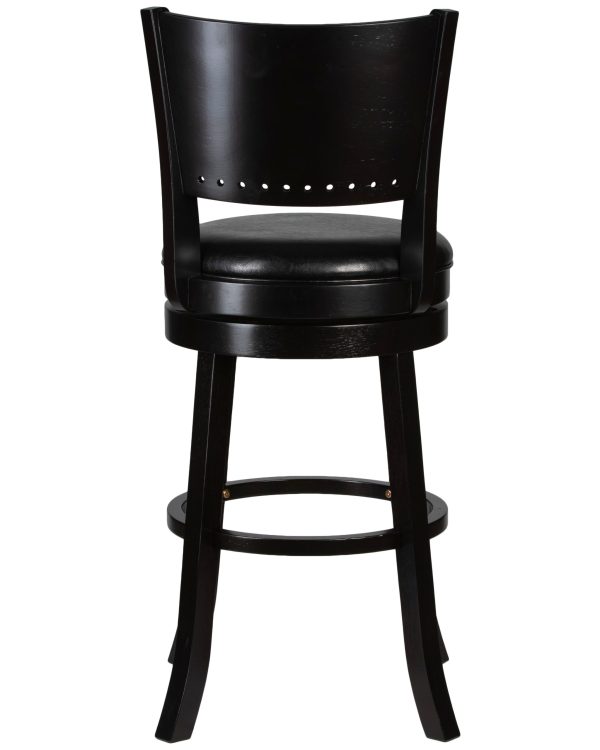 Вращающийся полубарный стул DOBRIN TONY COUNTER, капучино, черный — изображение 4