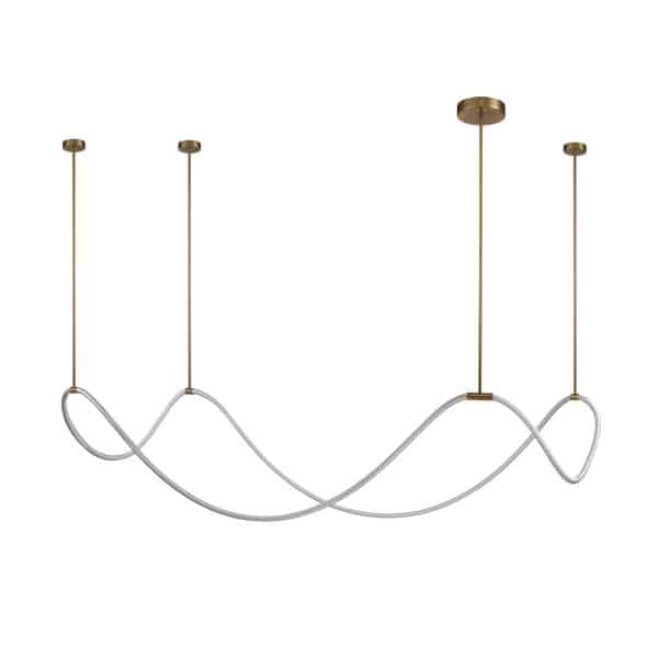 Подвесной светильник 10521P brass/white — изображение 2