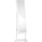 Зеркало-шкаф напольное Godrick для украшений белое