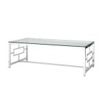 Журнальный стол 120*60 БРУКЛИН серебро