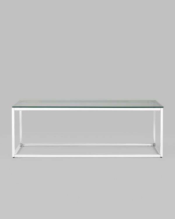 Журнальный стол 120*60 ТАУН серебро — изображение 3