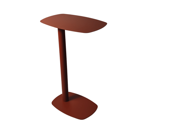 Журнальный столик Eanna L металл красный