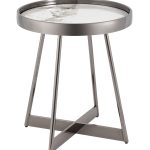 Журнальный столик Гера 50*50 см белая керамика