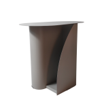 Журнальный столик Yvaine металл темно-серый