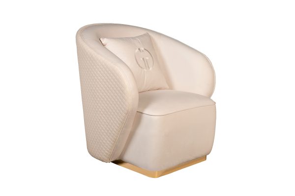 велюр кремовый 86*86*90см (без канта)