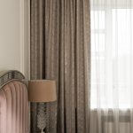 121GD-12130 Портьера Ambition серая 300*260