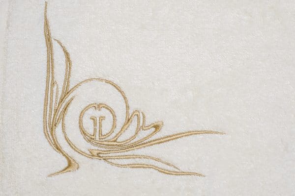 145ERT-00401 Полотенце Лирика модал белое 30*50 — изображение 3