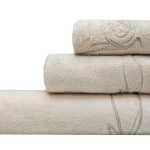 145ERT-00407 Полотенце Лирика модал бежевое 30*50