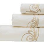 145ERT-00601 Полотенце Лирика модал белое 50*90