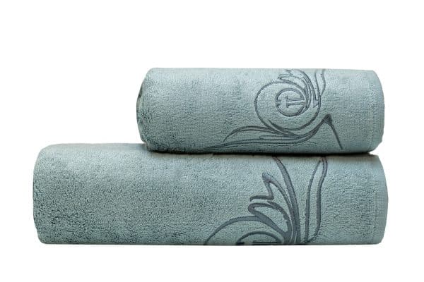 145ERT-00604 Полотенце Лирика модал голубое 50*90