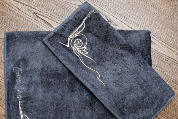 145ERT-00605 Полотенце Лирика модал графит 50*90 — изображение 5