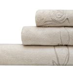 145ERT-00607 Полотенце Лирика модал бежевое 50*90