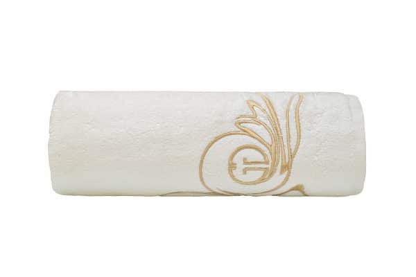 145ERT-00801 Полотенце Лирика модал белое 70*140 — изображение 2