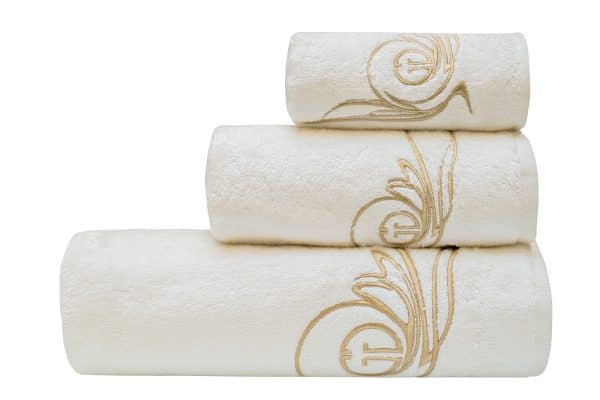 145ERT-00801 Полотенце Лирика модал белое 70*140