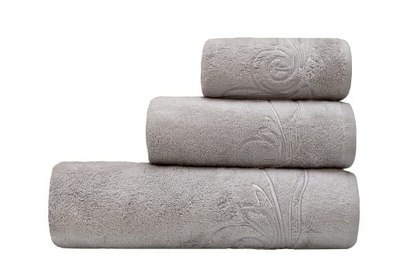 145ERT-00802 Полотенце Лирика модал серое 70*140