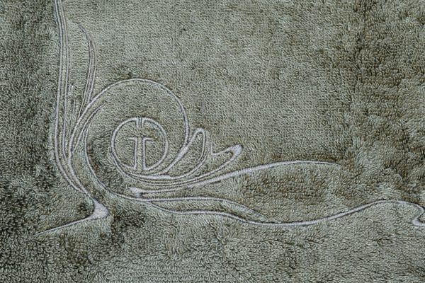 145ERT-00803 Полотенце Лирика модал зеленое 70*140 — изображение 3