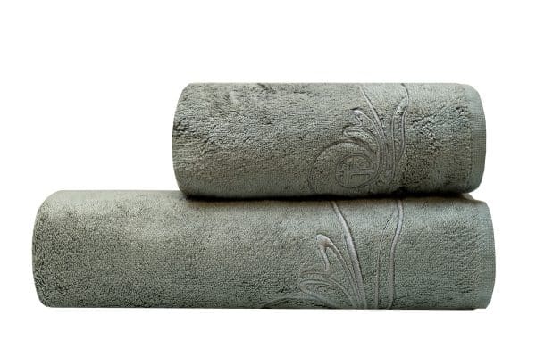 145ERT-00803 Полотенце Лирика модал зеленое 70*140