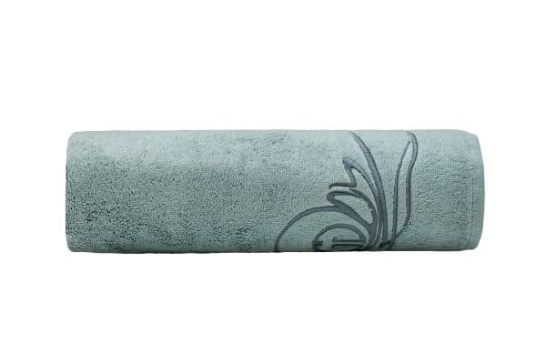 145ERT-00804 Полотенце Лирика модал голубое 70*140 — изображение 2