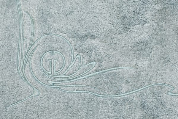 145ERT-00806 Полотенце Лирика модал бирюзовое 70*140 — изображение 3