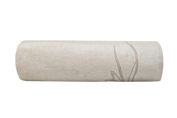 145ERT-00807 Полотенце Лирика модал бежевое 70*140 — изображение 2