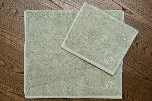 181AB-18104 Полотенце Соло хлопок зеленое 30*50 — изображение 5