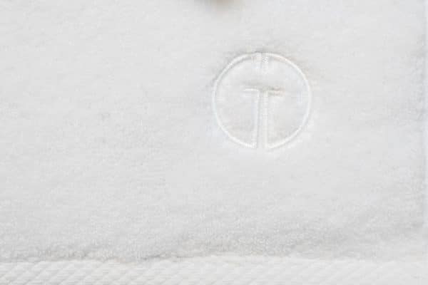 181AB-18301 Полотенце Соло хлопок белое 70*140 — изображение 3