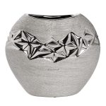 18H2816L-19 Ваза цвет серебро  24*11*22см