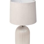 22-89663 Лампа настольная плафон светло-серый h.52