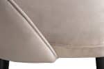 30C-12280 Стул велюр серо-бежевый 51*56*84см, наконечники мат.золото — изображение 4