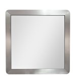 58DB-04803 Зеркало рама нерж.сталь/мат.никель 110*110*7