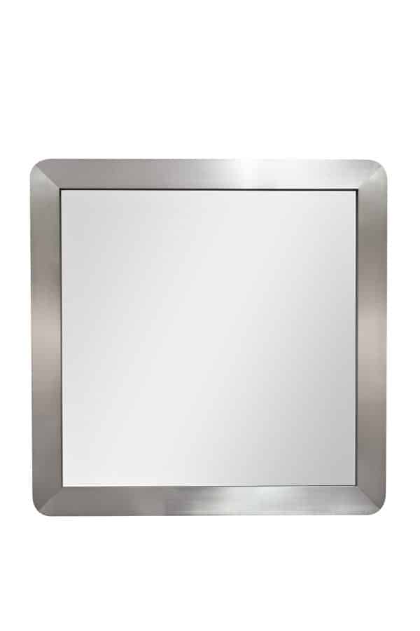 58DB-04803 Зеркало рама нерж.сталь/мат.никель 110*110*7