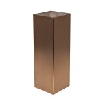 58DB-18002 Ваза нерж.ст/мат.бронза 10*10*30см