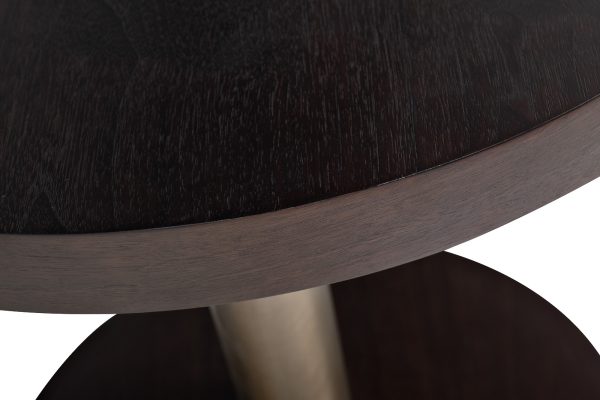 58DB-19372 Стол журнальн.Kong темный орех d70*60см — изображение 3