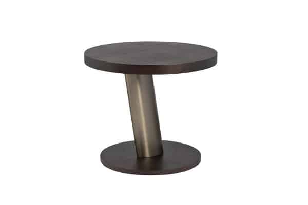 58DB-19372 Стол журнальн.Kong темный орех d70*60см