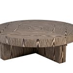 58DB-23188 Стол журнальный Zebrano d140*42см