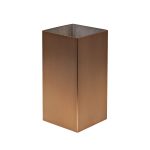 58DB-28002 Ваза нерж.ст/мат.бронза 10*10*20см