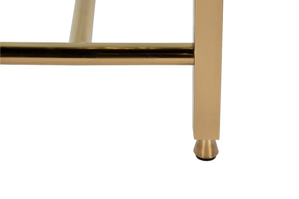 58DB-SH17071CS Стеллаж Marbella White бел/зол. 90*34*195см — изображение 4