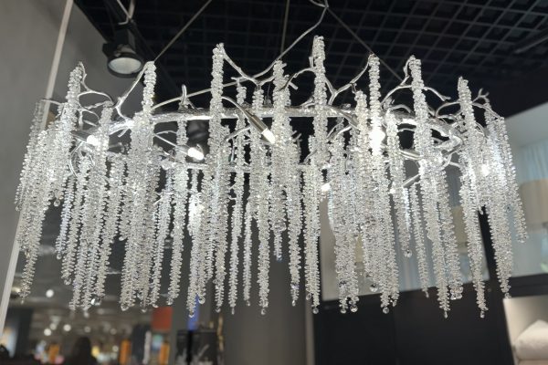 86-70621 Люстра 120*45см, металл цвет серебро — изображение 3