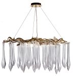 86-80358 Люстра круглая "Капли" d.80*h.50см