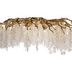 86-90181 Люстра Tenera круглая золото d100*h40см