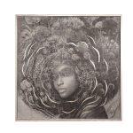 89VOR-AQUARELLE40/2 Холст "Нежность/1" 100*100 см