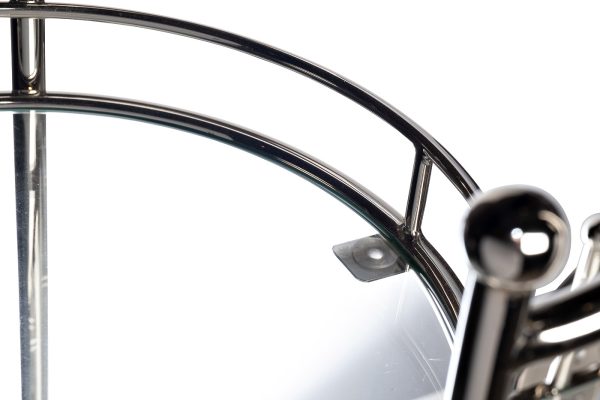 95IM-4651 Тележка сервировочная нерж. сталь/стекло 84*50*85см — изображение 3