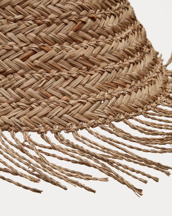 Абажур Fonteta из натурального волокна с натуральной отделкой, 40 см — изображение 4